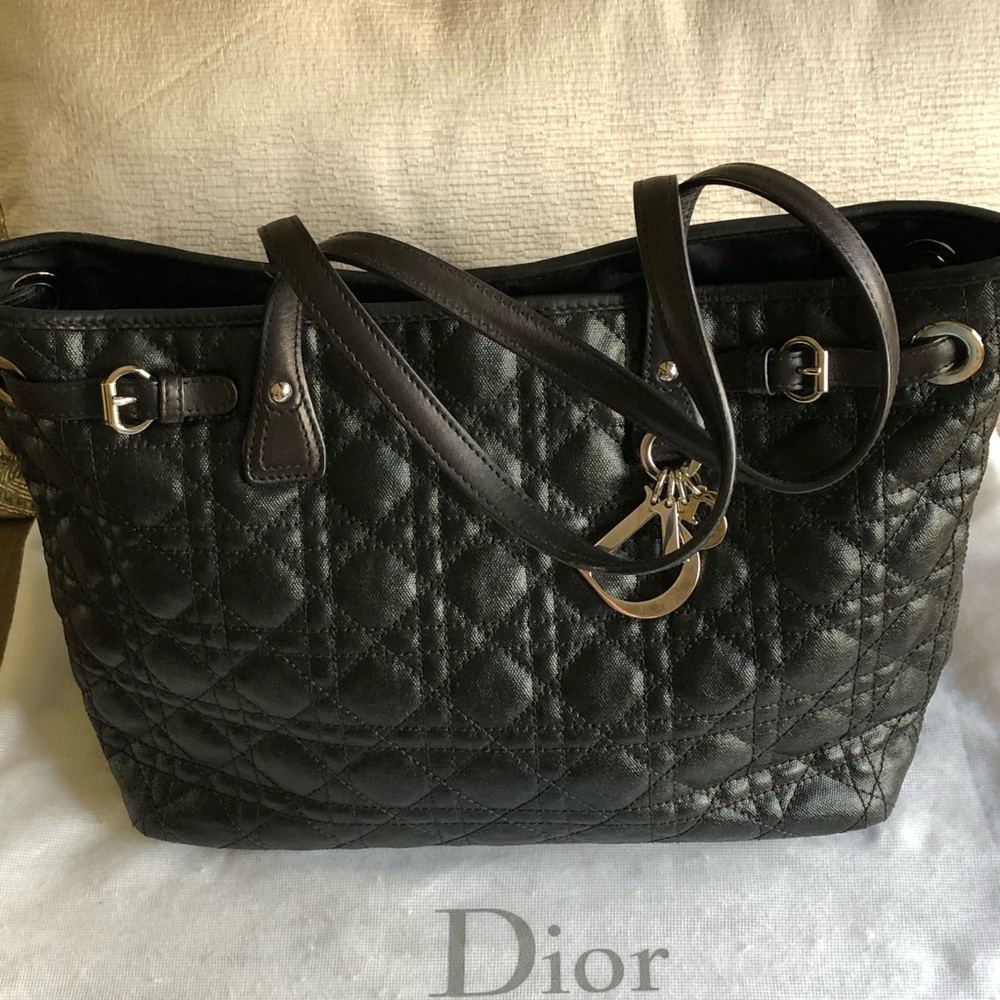 Christian Dior quilted tote